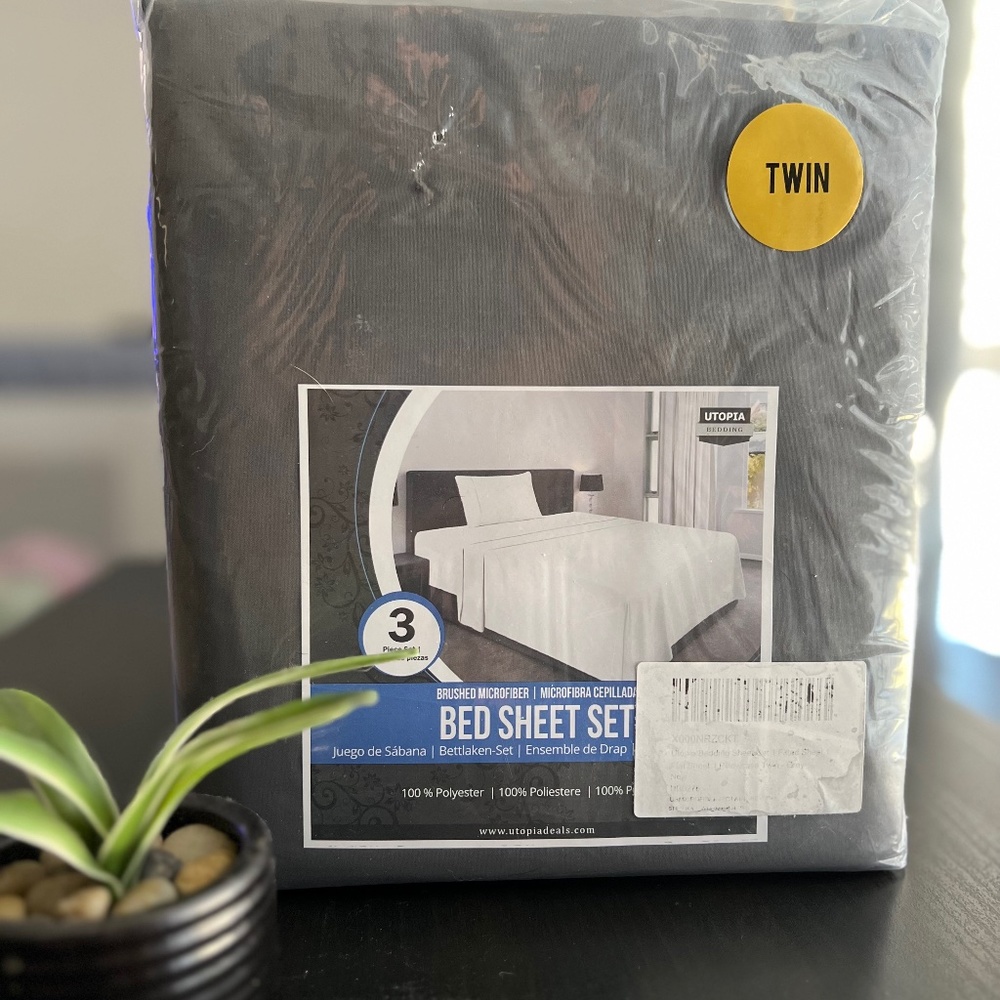 Utopia twin sheet set